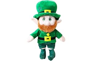 illuOKey Leprechaun Plush Doll Toy for Kids, St Patricks Day Decorations, 16 Inches