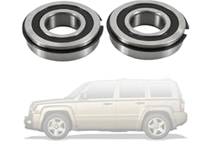 COOL STAR 5013634AB 5013634AA 2PCS Rear Manual Transmission Input Shaft Bearing Set Compatible with Jeep Patriot 2007-2017 Compatible with Compass 2006-2017 Compatible with Dodge Caliber 2007-2012