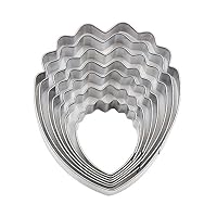 Academyus 7Pcs Peony Flower Cookie Cutter Cake Mold Decorating Fondant Bread Baking Tool