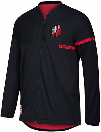 trail blazers warm up jacket