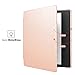 MoKo Case Fits All-New Kindle Oasis (9th and 10th Generation ONLY, 2017 and 2019 Release), Slim Fit Premium PU Leather Protective Cover with Auto Wake/Sleep - Rose Gold