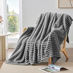 BEDELITE Fleece Throw Blanket for Couch - 300GSM
