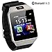 Smart Watch Bluetooth Touch Screen GTBonad Wearable Multi-Function Wristwatch for Android Phone Support SIM/TF Card with Camera(Silver)