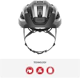 ABUS Macator Road Bike Helmet Unisex Sporty Beginners Visor Bluetooth view 2