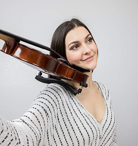 Raj Violin Shoulder Rest - Foam Shoulder Rest for 3/4 and 4/4 Size Violins and Violas - Adjustable Height and High Grip Collapsible Feet - Padded Cradle, Strain and Fatigue Remover - Thumbnail 5