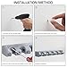 Esup Mop and Broom Holder, Broom Organizer Wall Mounted for Your Closet with Limited Space Holds Mops,Brooms,Dustpan,Shovel (5 Ball Slots and 6 Hooks), Perfect Fathers Day Gifts