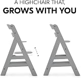 hauck Alpha+ Grey Wooden High Chair 6 Months to Adult FSC Beech 90 kg view 8