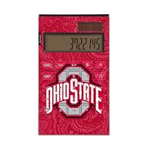 Ohio State Buckeyes Desktop Calculator officially licensed by Ohio State University Full Size Large Button Solar by keyscaper&reg;
