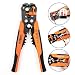 HORUSDY Wire Stripping Tool, Self-adjusting 8" Automatic Wire Stripper/Cutting Pliers Tool for Wire Stripping, Cutting, Crimping 10-24 AWG (0.2~6.0mm&sup2;)