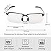 Cyxus Gaming Glasses Blue Light Blocking Reduce Eye Strain (Clear Grey Lens)