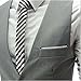 Zicac Mens Top Designed Casual Slim Fit Skinny Dress Vest Waistcoat Gray