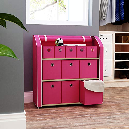 HOMEFORT MultiBin Storage Shelf 11 Drawers Storage Chest Linen