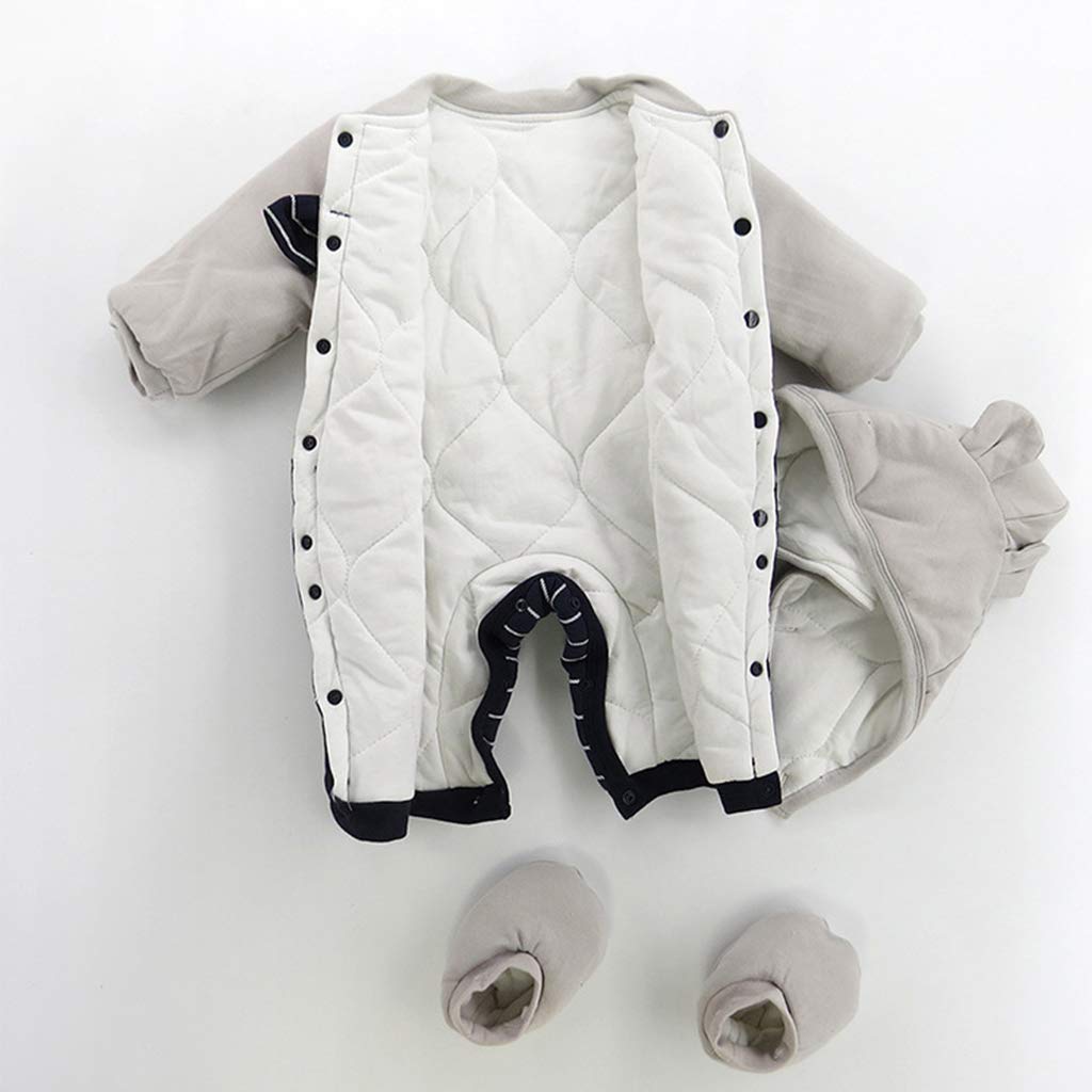 Bambino Tutina Gentiluomo Pagliaccetto Neonato Invernale Tuta da neve  Addensare Pigiama Battesimo Nozze Festa Outfits lencicol Prima infanzia  Abbigliamento