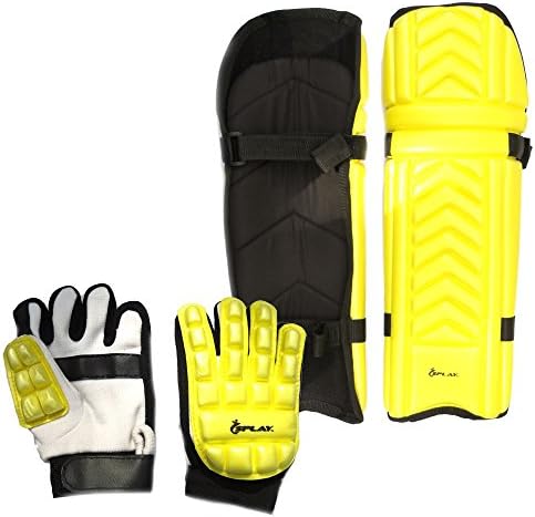 Splay Moulded Gloves &amp; Pads Set - Yellow - Medium