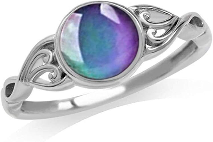 Amazon Co Jp Gomyie 色が変わるリングパーソナリティ温度に敏感な色が変わるジュエリーアクセサリー サイズ7 ジュエリー