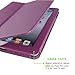 Screen Protector for iPad 2 / iPad 3 / iPad 4, GARUNK Tempered Glass Screen Protector [9H Hardness] [Crystal Clear] [Scratch Resist] [Bubble Free Install] for iPad 2 3 4 Gen 9.7-inch - Purple