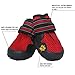 Dog Boots for Summer, Waterproof Pet Mesh Shoes , Breathable Dog Shoes Paw Protectors with Reflective Velcro and Rugged Anti-Slip Sole (8, Red)