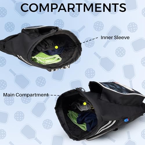WHACKK Dink Unisex Table Tennis Equipment Bag | Tennis Case | Racket Case | TT Bag Cover |Ping Pong Paddle Case (Wild Stone) 3