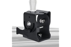 DITKOK Folding Antenna Mount, Roof Rack Antenna Mounting Bracket Kit, Fits Crossbars and Platforms, Folding Aerial Bracket for Antennas, Flags and Small LED Light - Channel Mount