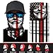 Skull Face Mask,Goldenguy 3D Tube Mask Seamless Durable Face Mask Bandana Skeleton Face Mask for Motorcycle Bike Riding Fishing Hunting Cycling primary