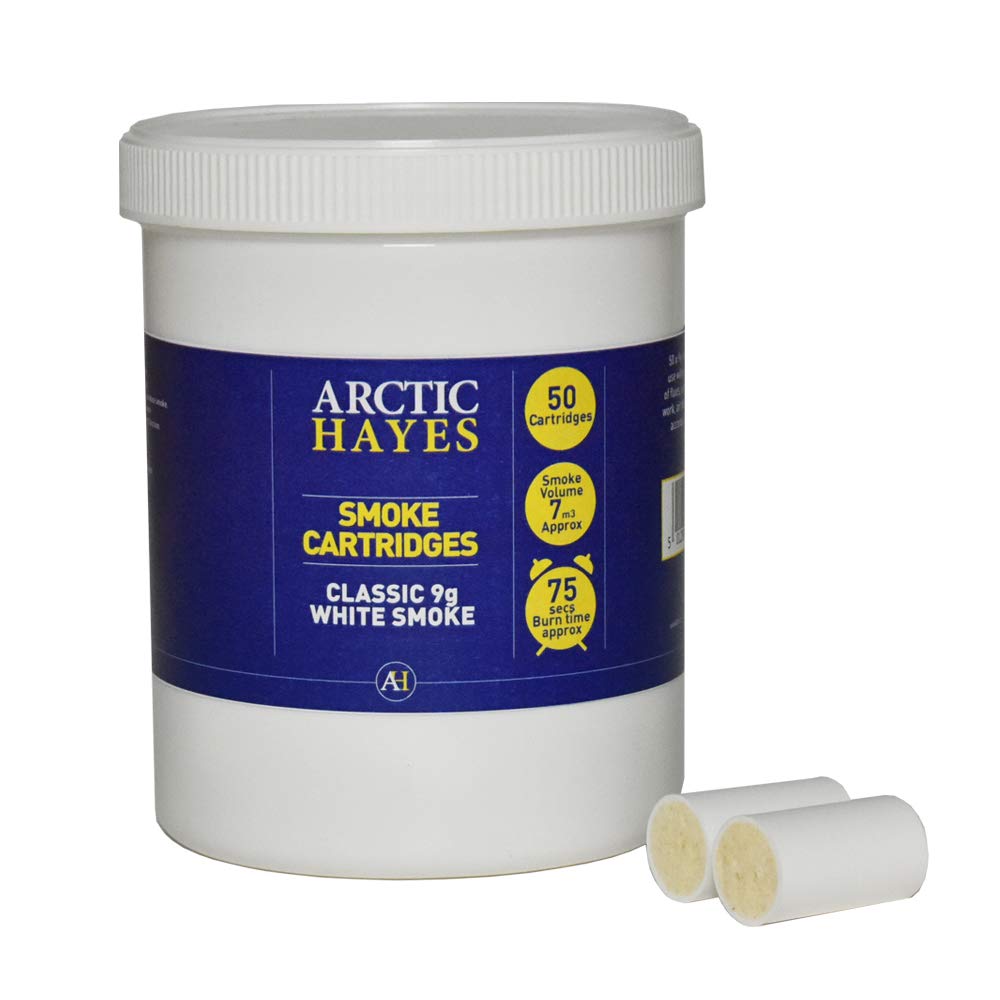 Arctic Hayes Classic White Smoke Cartridges 50-Piece Tub