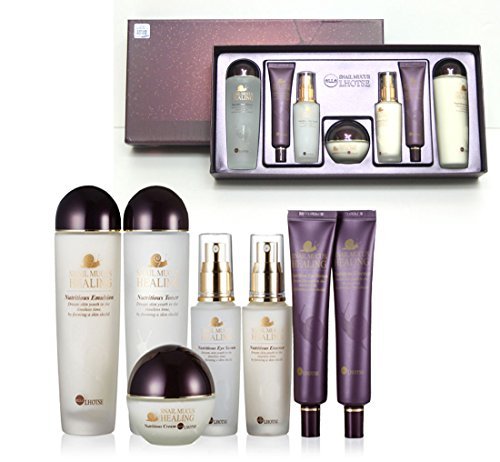 [Elle Lhotse]Snail Mucus Nutritious Skin Care 7pcs/Anti-wrinkle,Moisture/KOREA