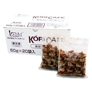 アイスライン 氷カフェ コーヒー 無糖 60g×20袋 冷凍