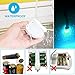 LED Toilet Bowl Night Light, Motion Sensor Activated Nightlights USB Rechargeable Colorful Toilet Light (1 PCS)