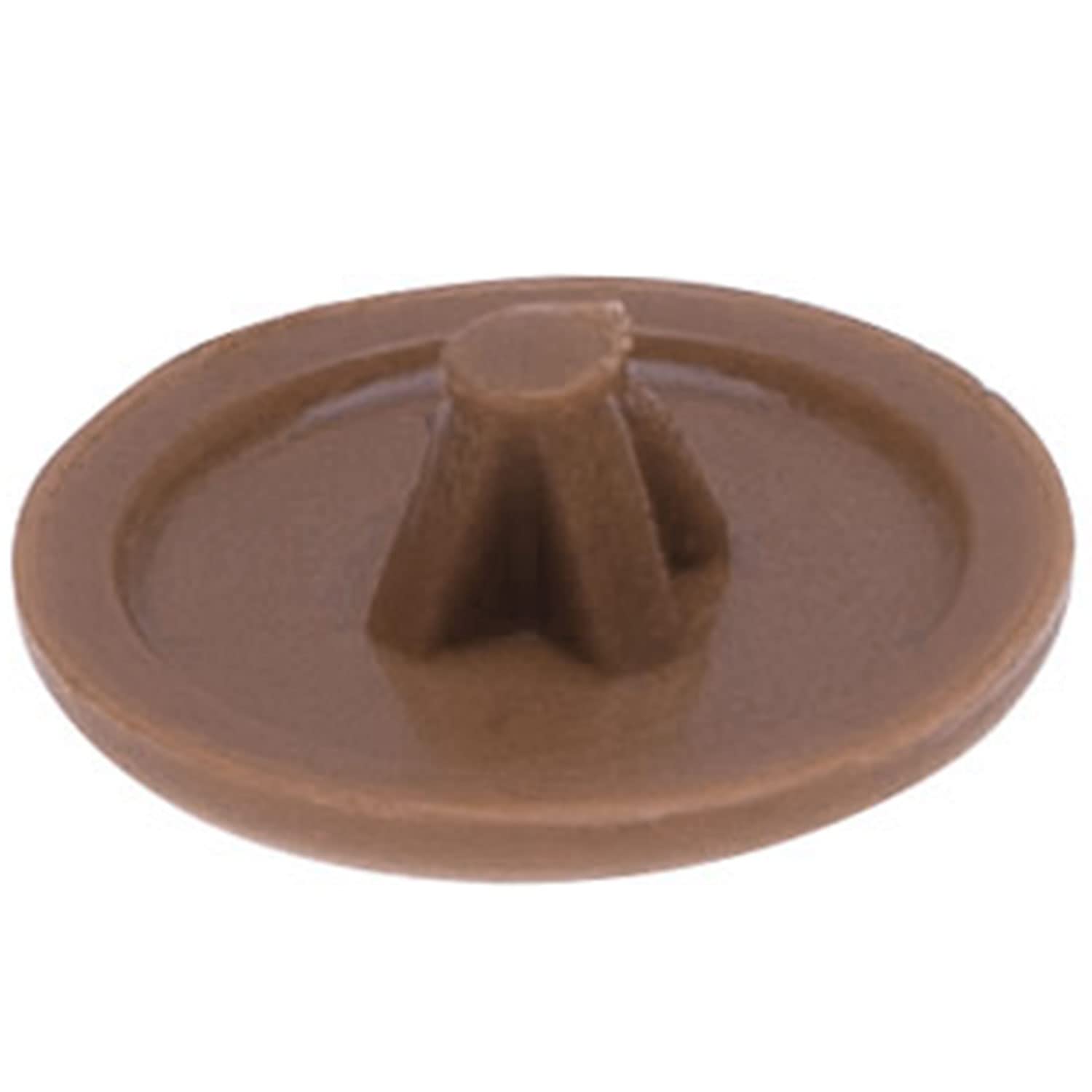 Keple Light Walnut Plastic Сap Сovers for Screw with Phillips, Pozidriv, Square-X Head Plastic Covers Caps for Screw Self Tapping Screws (Pack of 100) Size - 12mm
