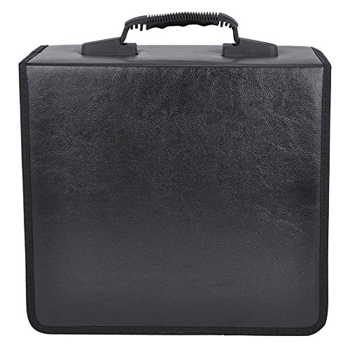 Yaheetech 400 Disc CD DVD Bluray Storage Holder Solution Binder Book Sleeves Carrying Case