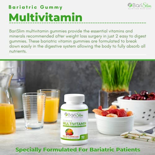 BariSlim Bariatric Chewable Multivitamin Gummies Specially Formulated