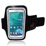 Red Star Tec Running Armband With Adjustable Velcro Band for Samsung Galaxy Note 2 / 3 / 4 / 5