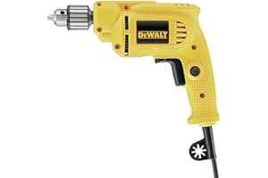 DEWALT Corded Drill with Keyed Chuck, 7.0-Amp, 3/8-Inch (DWE1014)