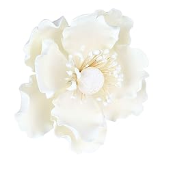 O'Creme Gumpaste Anemone Flower Set of 3 White