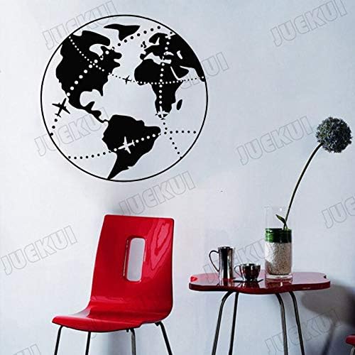 Guijiumai Tierra Y Ruta Del Avion Decoracion De Arte Pegatinas De