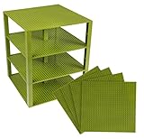 Premium Jungle Green Stackable Base Plates - 10 Pack 6