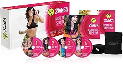 Zumba Fitness Incredible Slimdown - Set de 4 DVD, Transparente ...