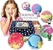 Kids Bath Bombs with Toys Inside - All Natural w/Shea Butter and Essential Oils. Gentle and Kid Safe, Gender Neutral, Bubble Bath Fizzies with Surprise Inside. Birthday Gift Set for Girls and Boys