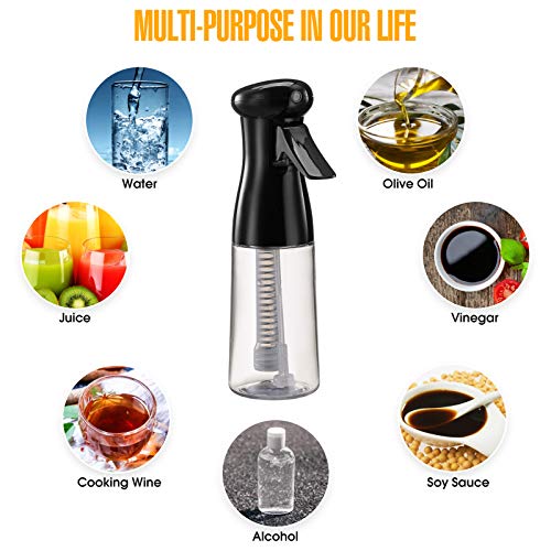 Hair Mister Spray Bottle, 6.8oz/200ml Sprayer Continuous Hair Water