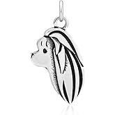 Dazzling Paws Jewelry Maltese Necklace in Sterling Silver