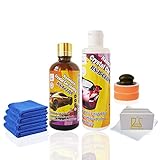 Rising Star CC0108 Nanotech Crystal Car Coating 100mL Kit plus Car Wax Paste 125mL Kit