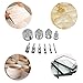 Diamond Drill Bits, Paissite 10 Pcs Hole Saw Set for Glass, Marble, Granite Stone, Ceramic, Porcelain, 6 mm - 50 mm, Hollow Core Drill Bit Set