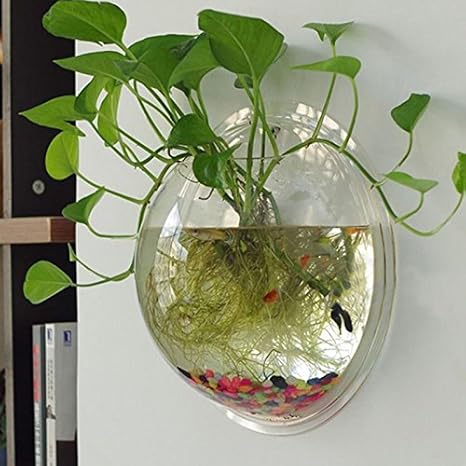 Amazon Com Zhlysgb Aquarium Wall Hanging Mounted Bubble