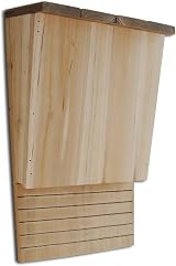 vidaXL 4 Pack Wooden Bat Houses Garden Habitat Stations Wall Mounted 22x12x34cm view 3