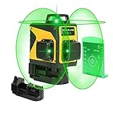 3D Green Line Laser, Rechargeable Self Leveling