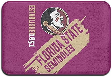 MSCUEYBR Florida State Seminoles Established 1851 Non-slip Doormat
