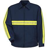 Red Kap Men's Enhanced Visibility Perma Lined Panel Jacket