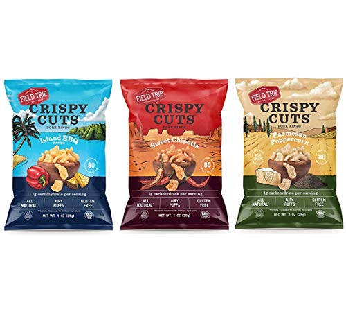 Field Trip, Variety Pack, Crispy Cuts Sampler, Pork Rinds, Paleo, Keto Snacks, High Protein (.Variety, 12 Count) - Thumbnail 7