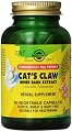 Solgar Standardized Full Potency Cat's Claw Inner Bark Extract Vegetable Capsules, 60 Count