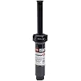 Toro 53814 4-Inch Pop-Up Fixed-Spray with Variable Adjustable Nozzle, 0-360-Degree, 15-Feet, Black
